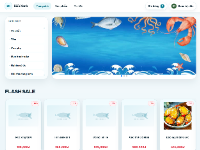 Đồ án bán hải sản biển xanh food