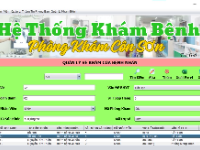 Đồ Án + Báo Cáo đề tài Xây dựng hệ thống quản lí khám bệnh của phòng khám Côn Sơn đạt 9đ thi của chủ tus đầy đủ chức năng quản trị , xuất file Excel hóa đơn kết quả khám bệnh vé khám JavaSwing...