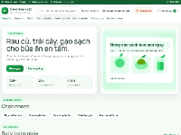 Đồ án cửa hàng bán nông sản sạch