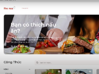 Đồ án dạy nấu ăn giao diện đẹp sử dụng asp.net core 6