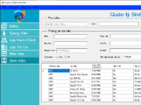 Đồ án quản lý sinh viên c# winform