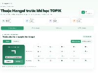 Đồ án website học tiếng Hàn trực tuyến