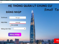 Dự án quản lý chung cư Code web Code phần mềm quản lý