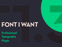 Font I Want – Font Management & Typography WordPress plugin