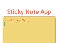 Full code Android Ứng dụng Sticky Note Share code