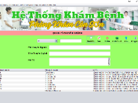Full Code + Báo Cáo đồ án Kiến thức ngành đề tài Xây dựng hệ thống quản lí khám bệnh của phòng khám Côn Sơn đầy đủ chức năng quản trị , xuất file Excel hóa đơn kết quả khám bệnh vé khám JavaSwing
