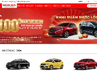Full code Website bán hàng ô tô Honda chuẩn seo thiết kế website ô tô bán hàng web ô tô