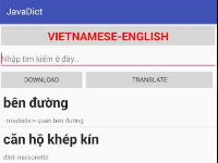 ứng dụng android,ứng dụng từ điển android,TỪ ĐIỂN ANH – VIỆT,VIỆT- ANH