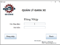 Full source code phần mềm quản lí xưởng xe Winform, java swing