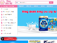 Full source code website bán sữa chuẩn seo