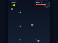 Game bắn máy bay tránh chướng ngại vật đơn giản