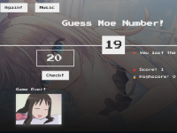 Game đoán số đơn giản