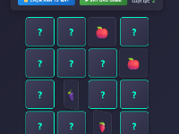 Game lật thẻ bài đơn giản