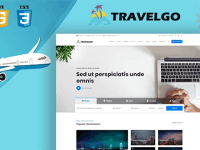 Giao diện đặt tour du lịch html-css 2024, Travel-Go