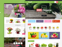 Giao diện website bán trái cây & hoa - html css