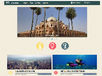 Giao diện website giới thiệu du lịch