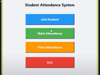 Hệ thống chấm công sinh viên sử dụng Tkinter và SQLite trong Python