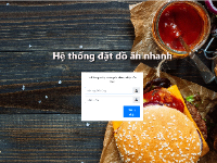 Hệ thống đặt hàng đồ ăn nhanh bằng PHP