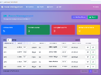 Hệ thống quản lý ký túc xá php giao diện đẹp