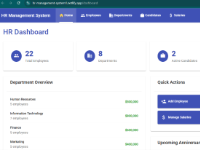 Hệ thống quản lý nhân sự (Angular 8)