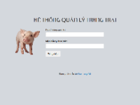 Hệ thống quản lý trang trại chăn nuôi lợn trực tuyến đơn giản sử dụng PHP