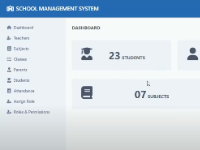 Hệ thống quản lý trường học bằng PHP Laravel