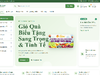 Hệ thống website bán hoa quả tươi sạch