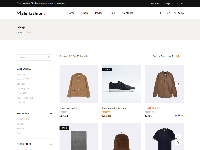 HTML website bán hàng thời trang nam