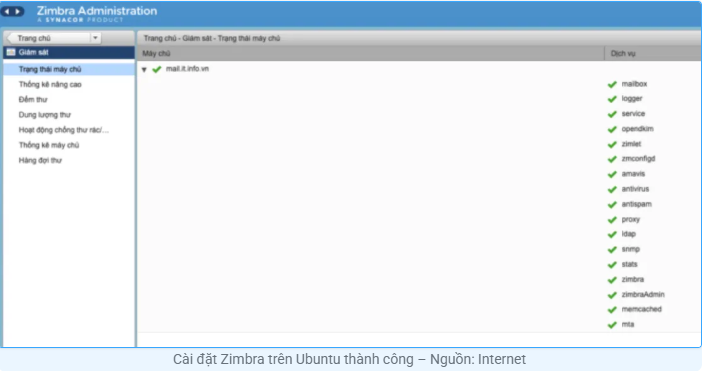 Cách cài đặt Zimbra trên Ubuntu 20.04 chi tiết và dễ hiểu linux, tin tức công nghệ, Zimbra