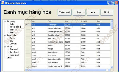 phần mềm quản lý nhà hàng,quản lý nhà hàng,VB.net + data acces,quản lý nhân viên,quản lý hóa đơn nhà hàng,code quản lý nhà hàng