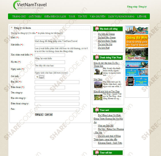Website đặt tour,web quảng bá du lịch Việt Nam,web giới thiệu du lịch,web quảng bá du lịch,web giới thiệu tour du lịch,Website du lịch