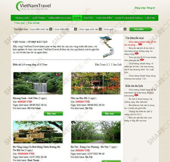 Website đặt tour,web quảng bá du lịch Việt Nam,web giới thiệu du lịch,web quảng bá du lịch,web giới thiệu tour du lịch,Website du lịch