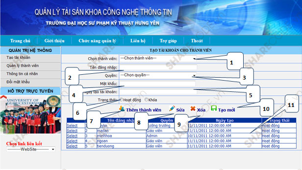 Full code Website quản lý tài sản,CNTT ASP.Net + Báo cáo,web quản lý vật chất,web quản lý cơ sở vật chất,quản lý tài sản