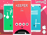 Keeper – iOS Android 2018 - Full Ads and Leaderboard