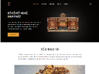 Mẫu giao Diện Web bán đồ gỗ dùng CMS Wordpress