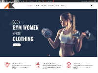 Mẫu giao Diện Web bán hàng dụng cụ thể thao dùng CMS Wordpress