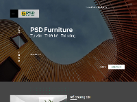 Mẫu giao Diện Web thiết kế - thi công nội thất Psd Furniture dùng CMS Wordpress