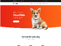 Mẫu Template website tin tức thú cưng bán đồ cho thú cưng chuẩn seo Pet Care