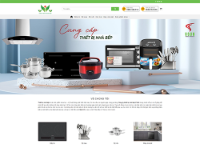 Mẫu website bán hàng thiết bị nhà bếp