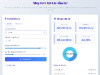 Máy tính lợi tức đầu tư hiện đại sử dụng javascript