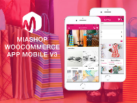 MiaShop V3 App Woocommerce - Source Android & iOS app mobile thương mại điện tử cho website wordpress