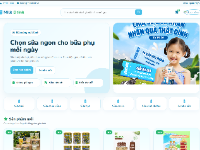 Milk drink store website bán sữa uống