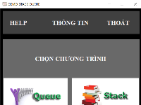 Mô phỏng Stack, Queue bằng winform C#