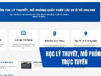Ôn tập, thi thử Giấy phép lái xe ô tô, xe mô tô trực tuyến