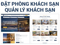 Phần mềm Website quản lý khách sạn nhà nghỉ đặt phòng khách sạn online Source code Booking hotel khách sạn online quản lý phòng khách sạn check-in Khách sạn Resort Homestay Villa