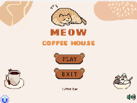 Quán cà phê Meo giao diện đẹp