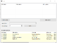 Quản lý cho một cửa hàng bán sách