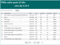 Quản lý kho siêu thị java đầy đủ báo cáo chi tiết