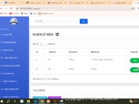 Quản lý nhà hàng PHP & MySql laravel, quản lý order, quản lý bàn, quản lý các nhà hàng