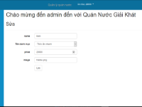 Quản lý quán nước giải khát asp.net mvc có báo cáo